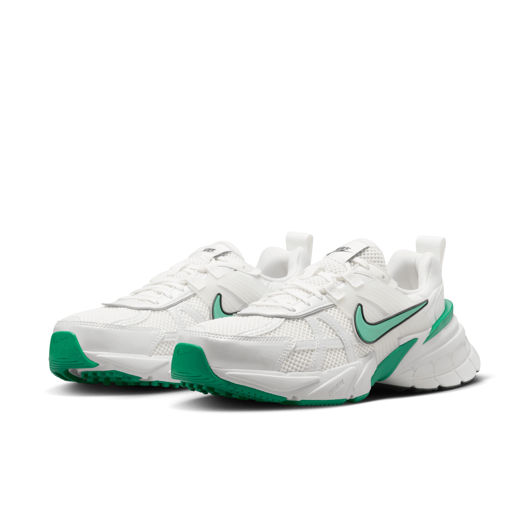 Women's Nike V2K Run "Pale Ivory Black Stadium Green"