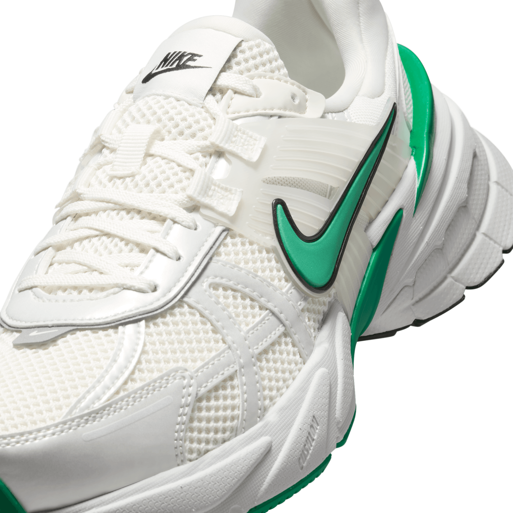 Women's Nike V2K Run "Pale Ivory Black Stadium Green"