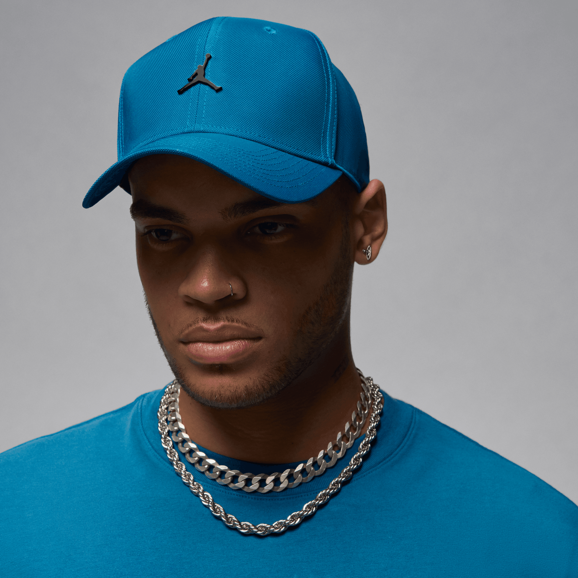 Jordan Rise Cap Adjustable Hat Industrial Blue Unisex