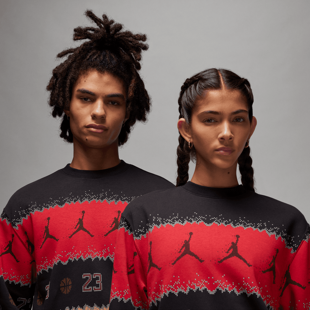 Men's Jordan Essentials Holiday Fleece Crew