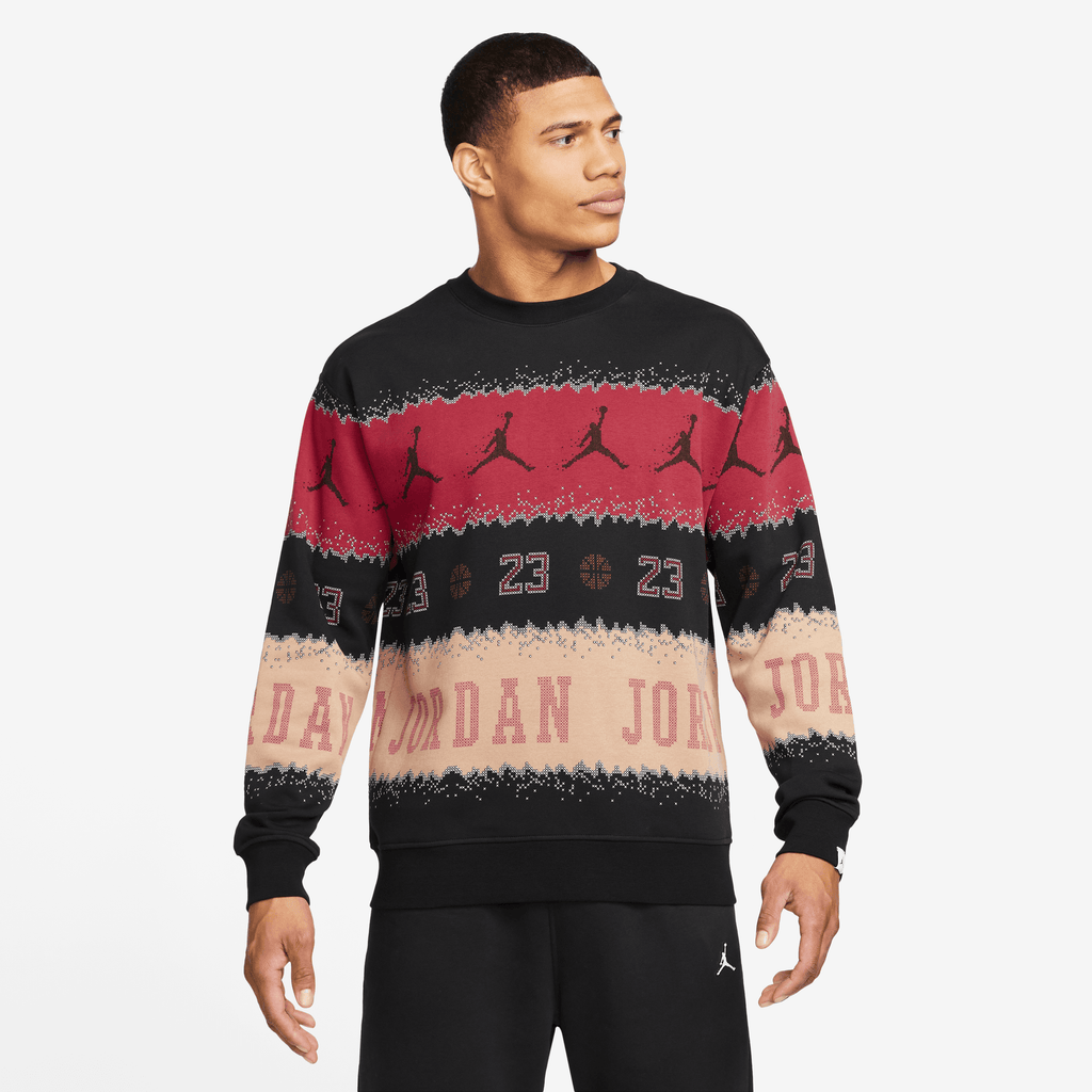 Men's Jordan Essentials Holiday Fleece Crew