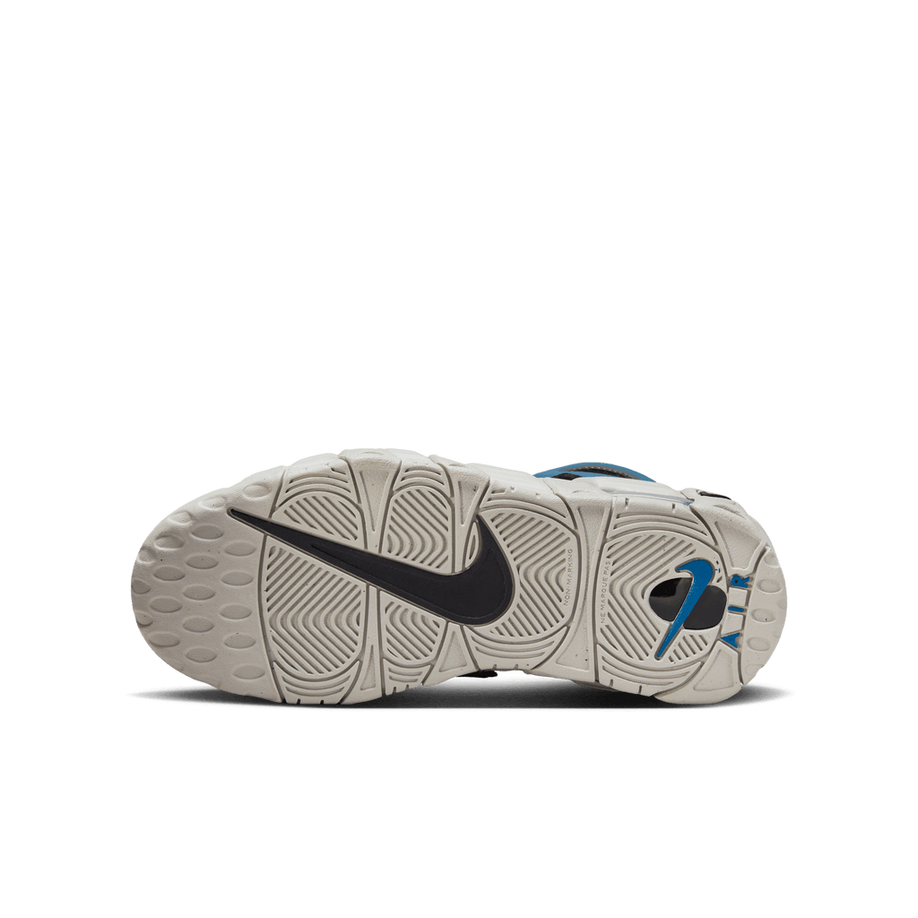 Big Kids' Nike Air More Uptempo "Industrial Blue-Iron Grey"