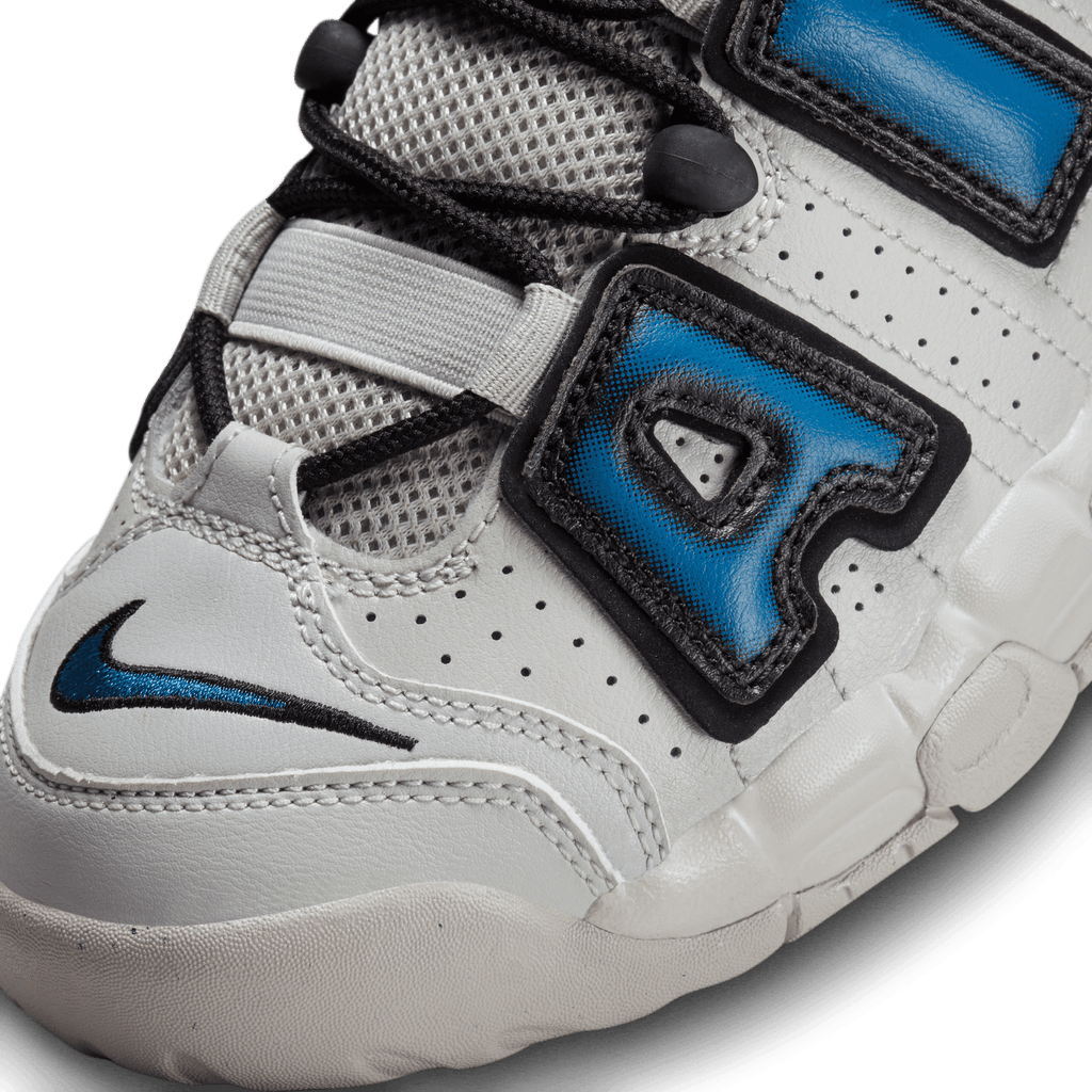 Big Kids' Nike Air More Uptempo "Industrial Blue-Iron Grey"