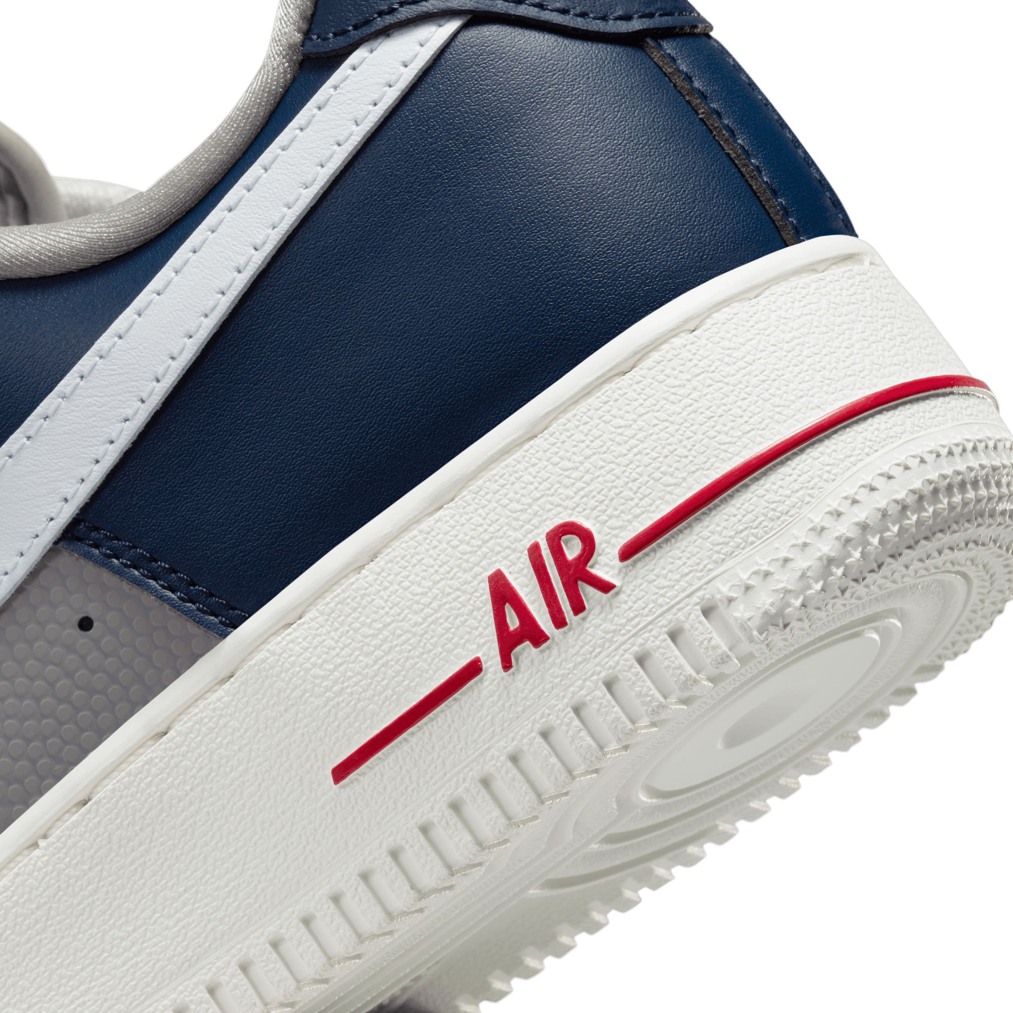 nike air force 1 navy blue swoosh