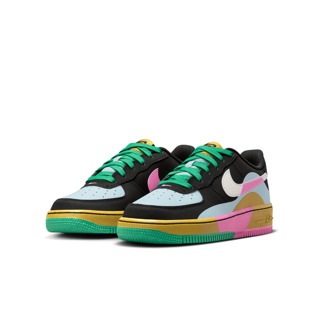 Big Kids' Nike Force 1 LV8 Low "Multi-Color Layers"
