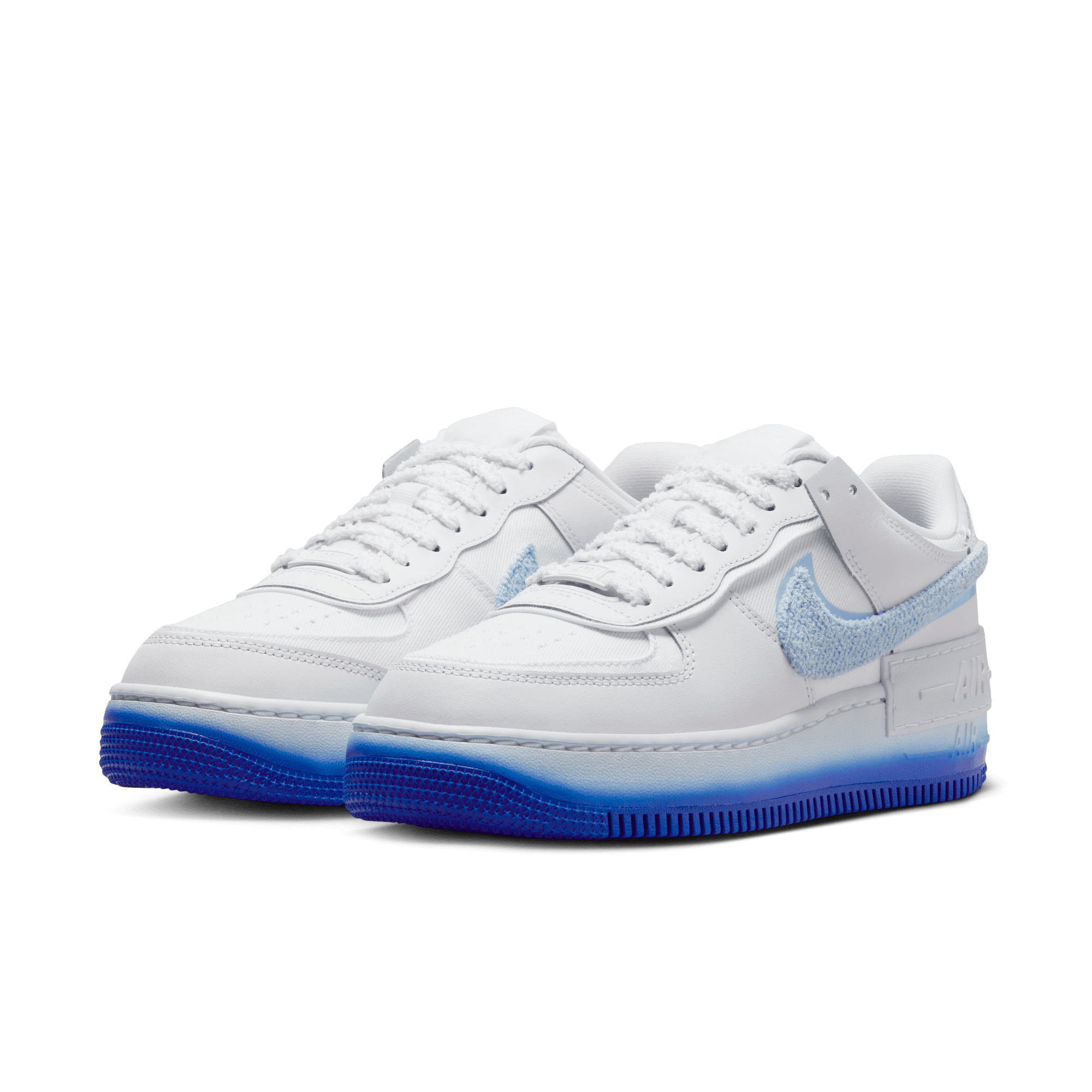 Nike air force clearance 1 chenille swoosh blue