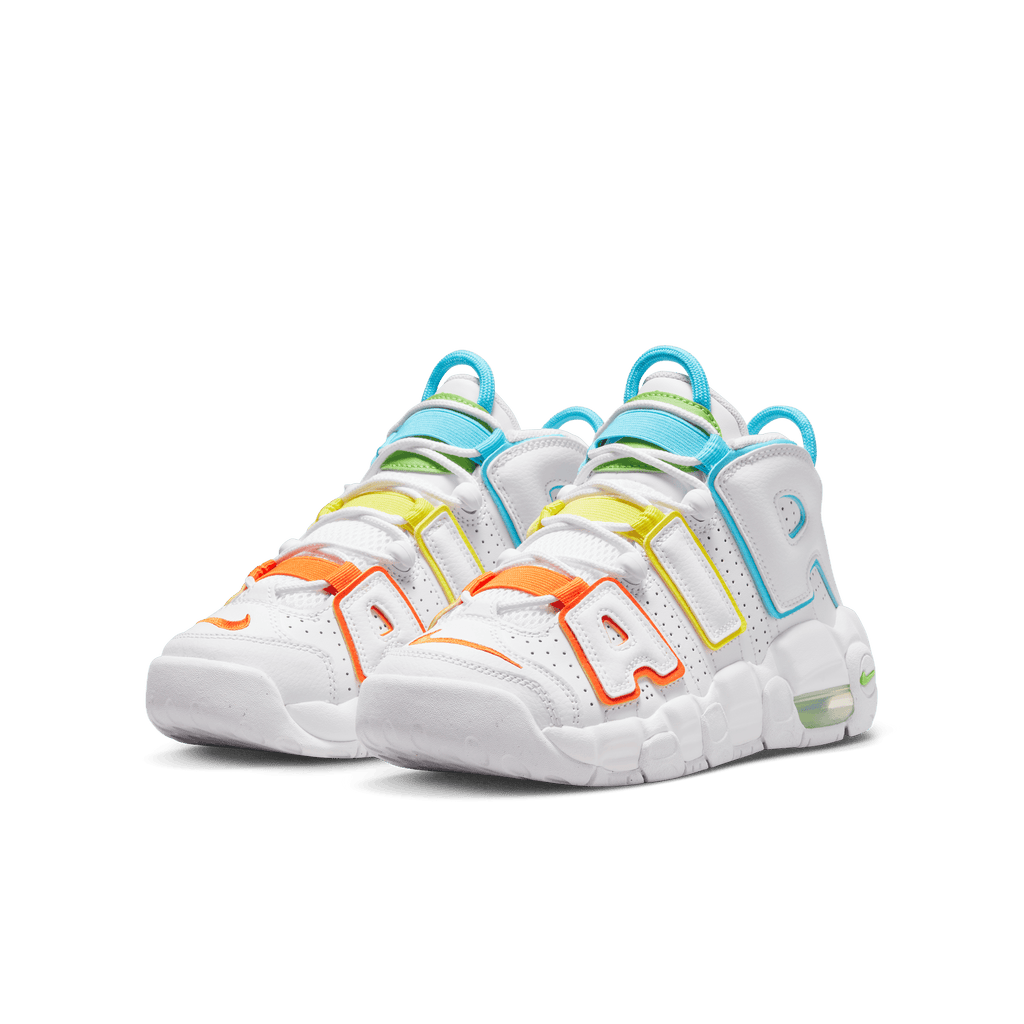 Big Kids' Nike Air More Uptempo "White Rainbow"
