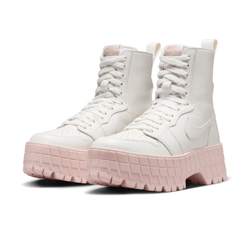 Women's Air Jordan 1 Brooklyn Boots " Sail Legend Pink"