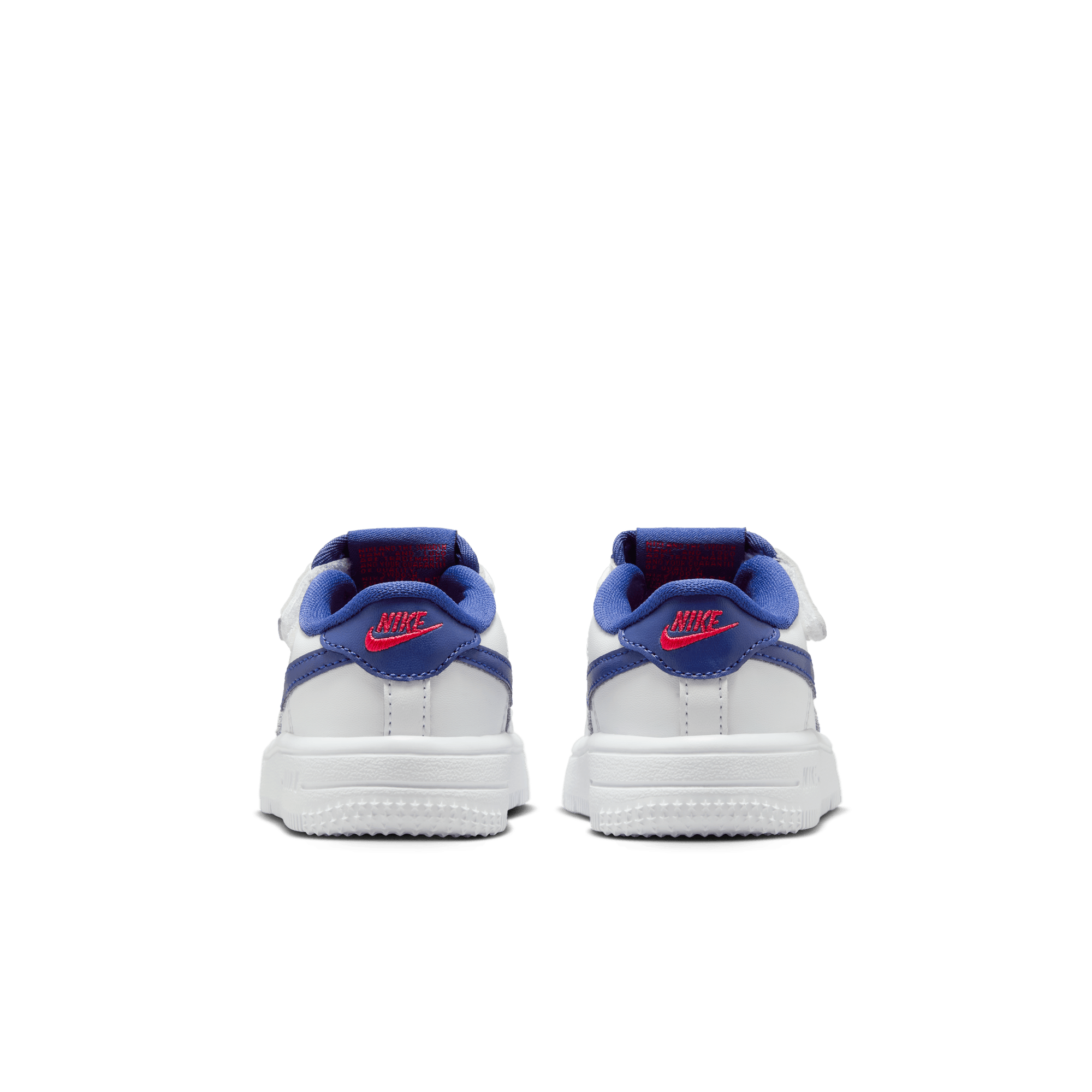 Baby/Toddler Nike Force 1 Low EasyOn "White Deep Royal Blue"