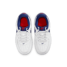 Little Kids' Nike Force 1 Low EasyOn "White Deep Royal Blue"
