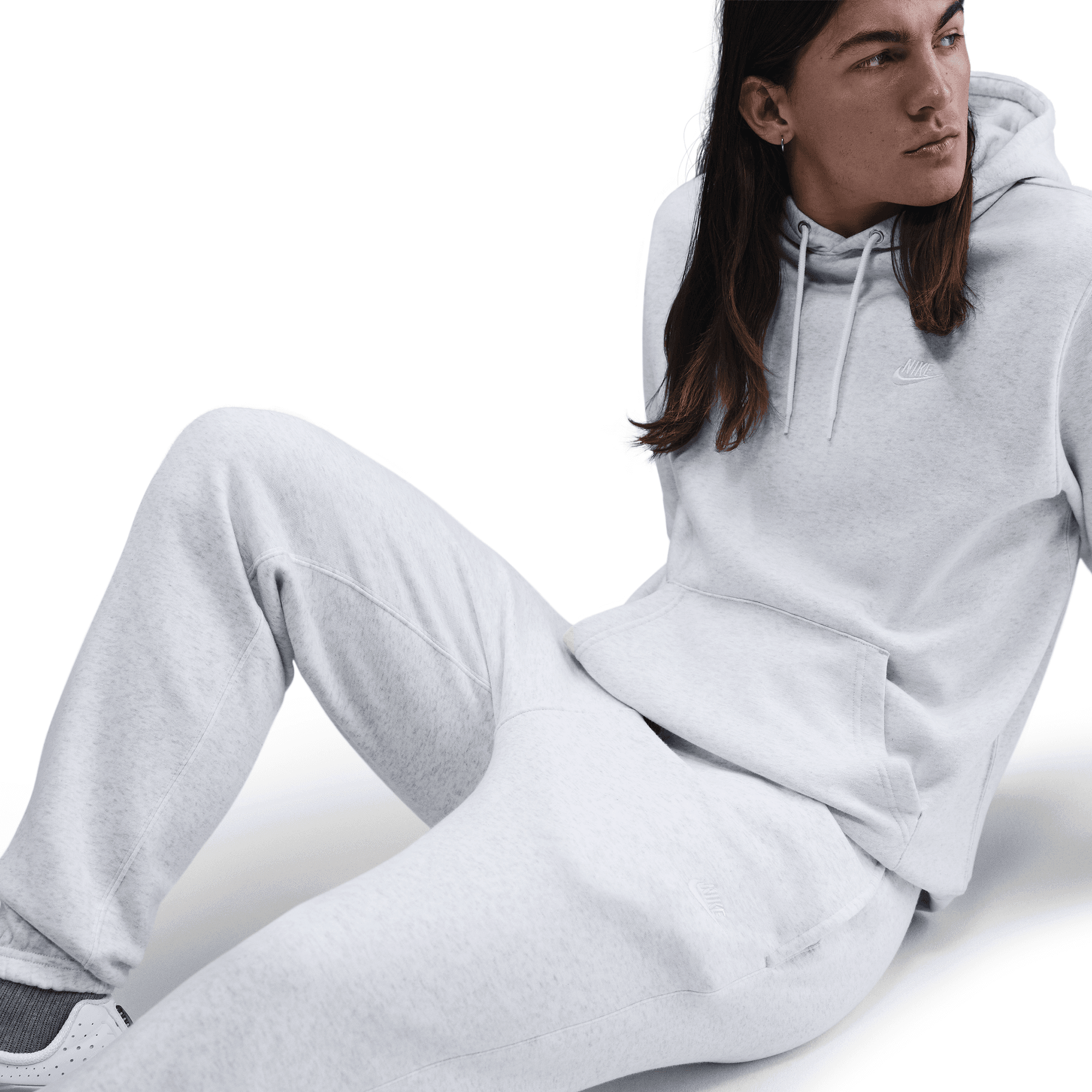 Men's Nike Club Cuffed Brushed Fleece Pants