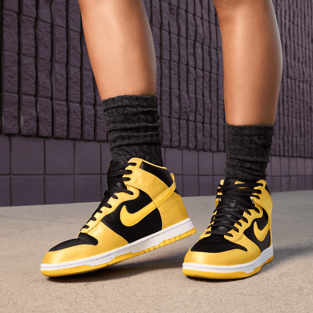 Women's Nike Dunk High “Satin Goldenrod”