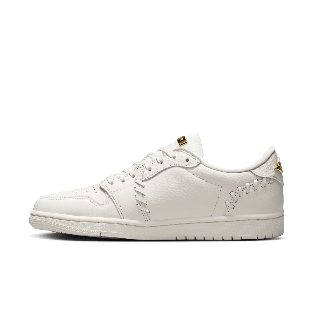 Women's Air Jordan 1 Low Method of Make " Sail Metallic Gold"