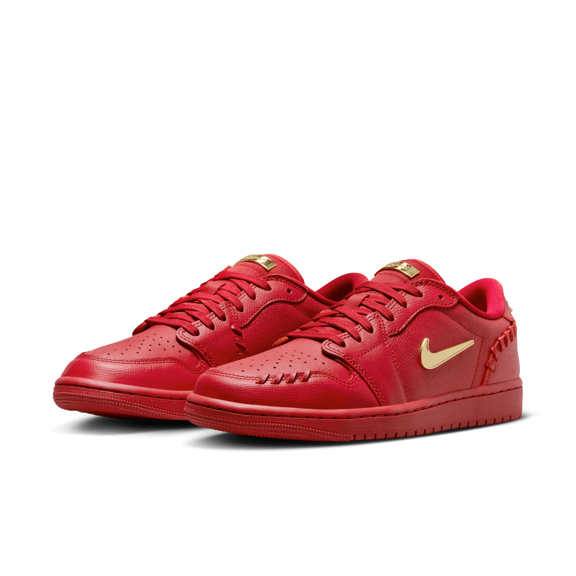 Women's Air Jordan 1 Low Method of Make "Gym Red Metallic Gold"