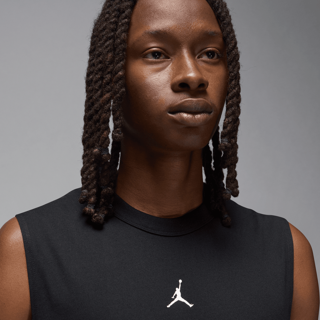 Men's Jordan Sport Dri-FIT Sleeveless Top "Black/White"