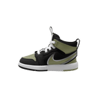 Little Kids' Jordan 1 Mid EasyOn "Black Dusty Olive"