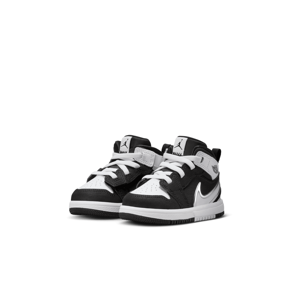Baby/Toddler Jordan 1 Mid RM EasyOn "Black White"