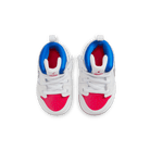 Baby/Toddler Jordan 1 Mid EasyOn "White Siren Red Blue"