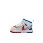 Baby/Toddler Jordan 1 Mid EasyOn "White Siren Red Blue"