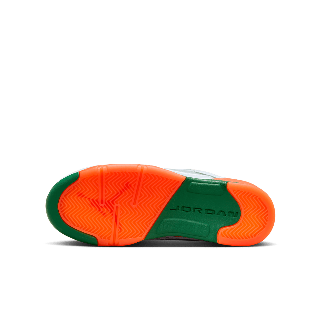 Big Kids' Air Jordan 5 Retro Low "Miami Hurricanes"