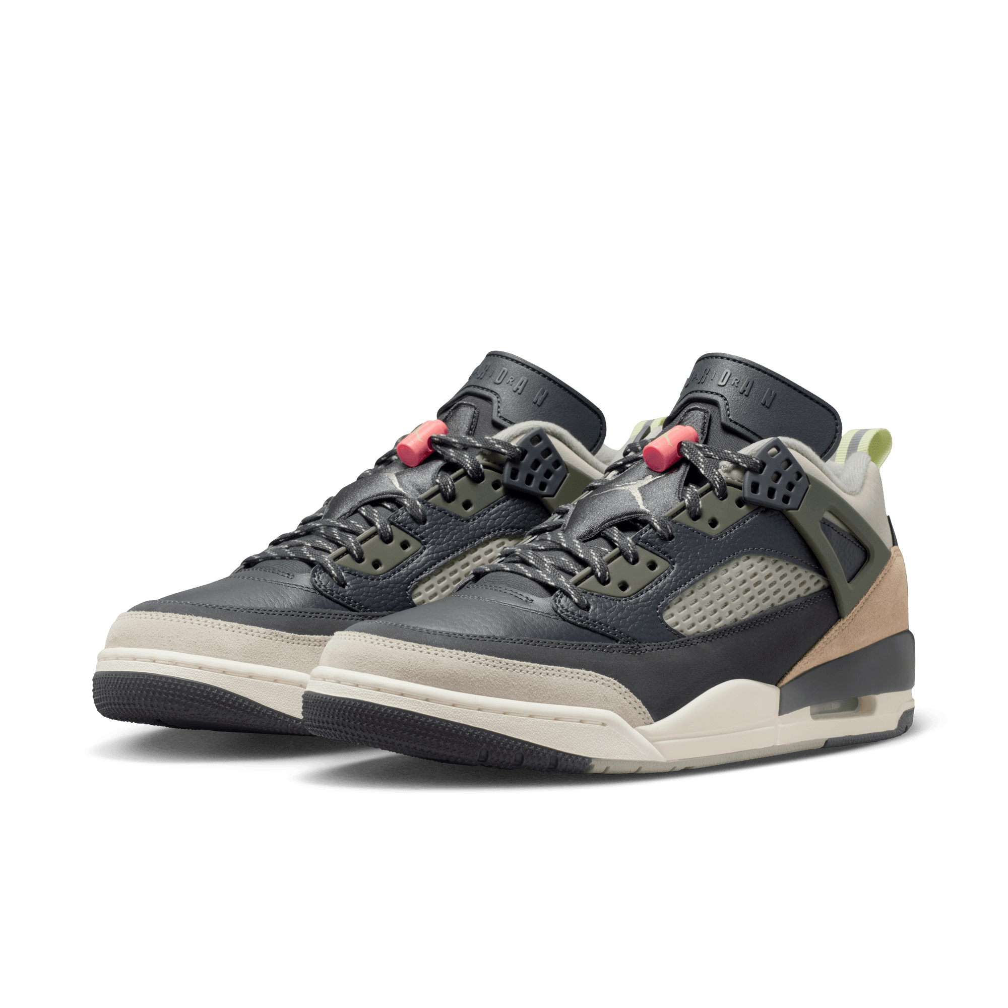 Men's Jordan Spizike Low "Anthracite Mango Cargo Khaki"