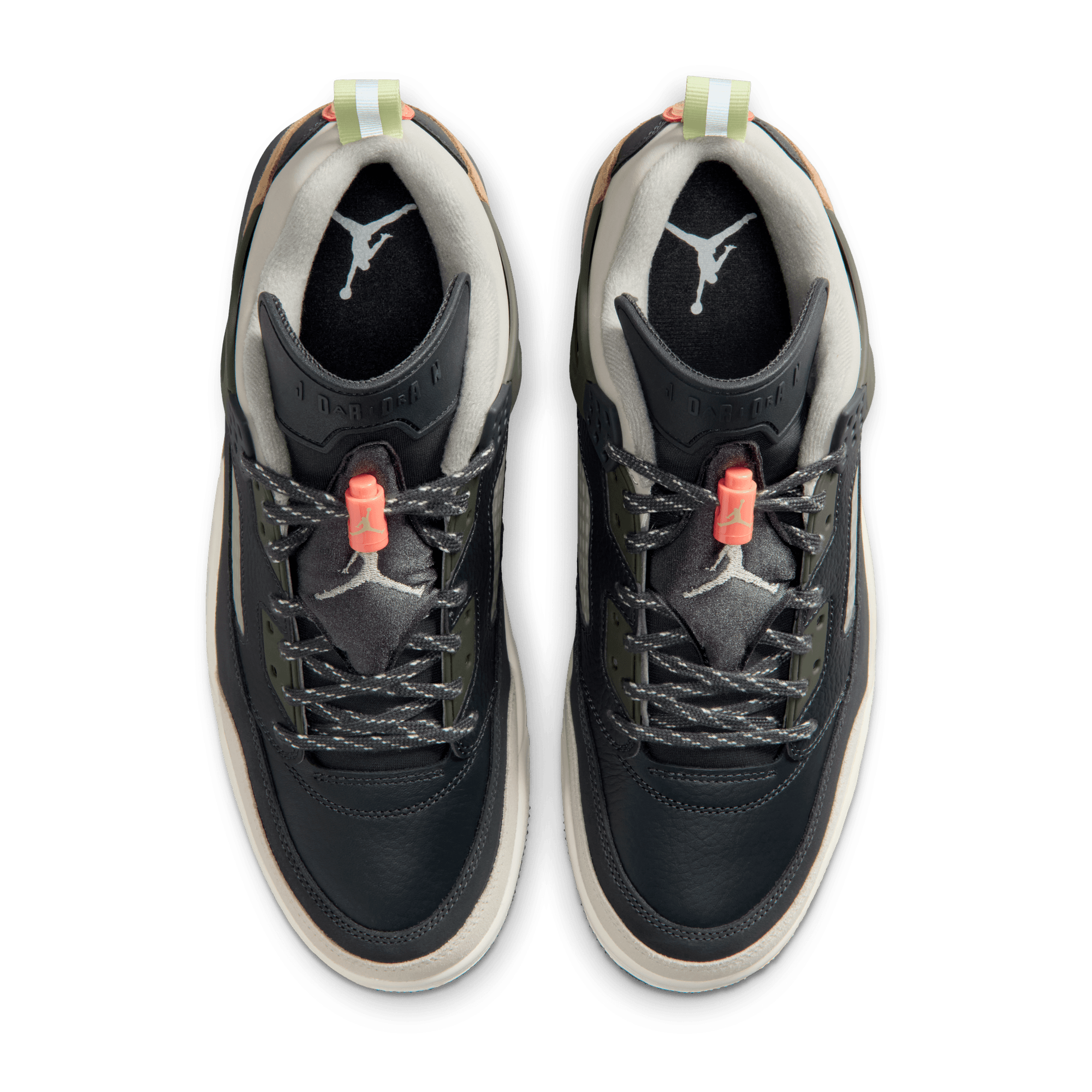Men's Jordan Spizike Low "Anthracite Mango Cargo Khaki"