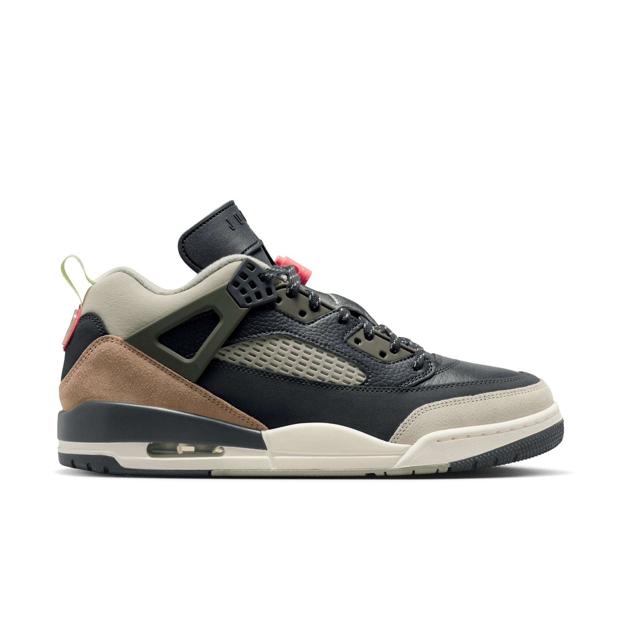 Men's Jordan Spizike Low "Anthracite Mango Cargo Khaki"