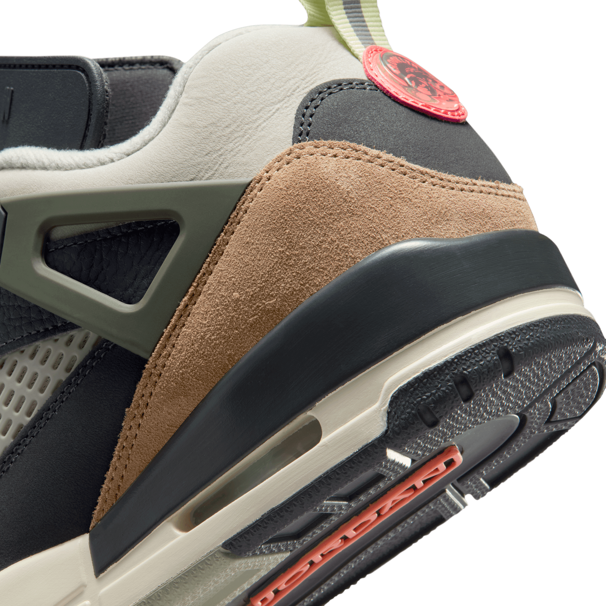Men's Jordan Spizike Low "Anthracite Mango Cargo Khaki"