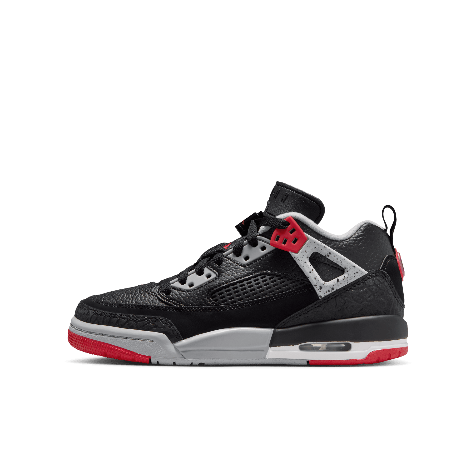 Big Kids' Jordan Spizike Low "Black Cement"