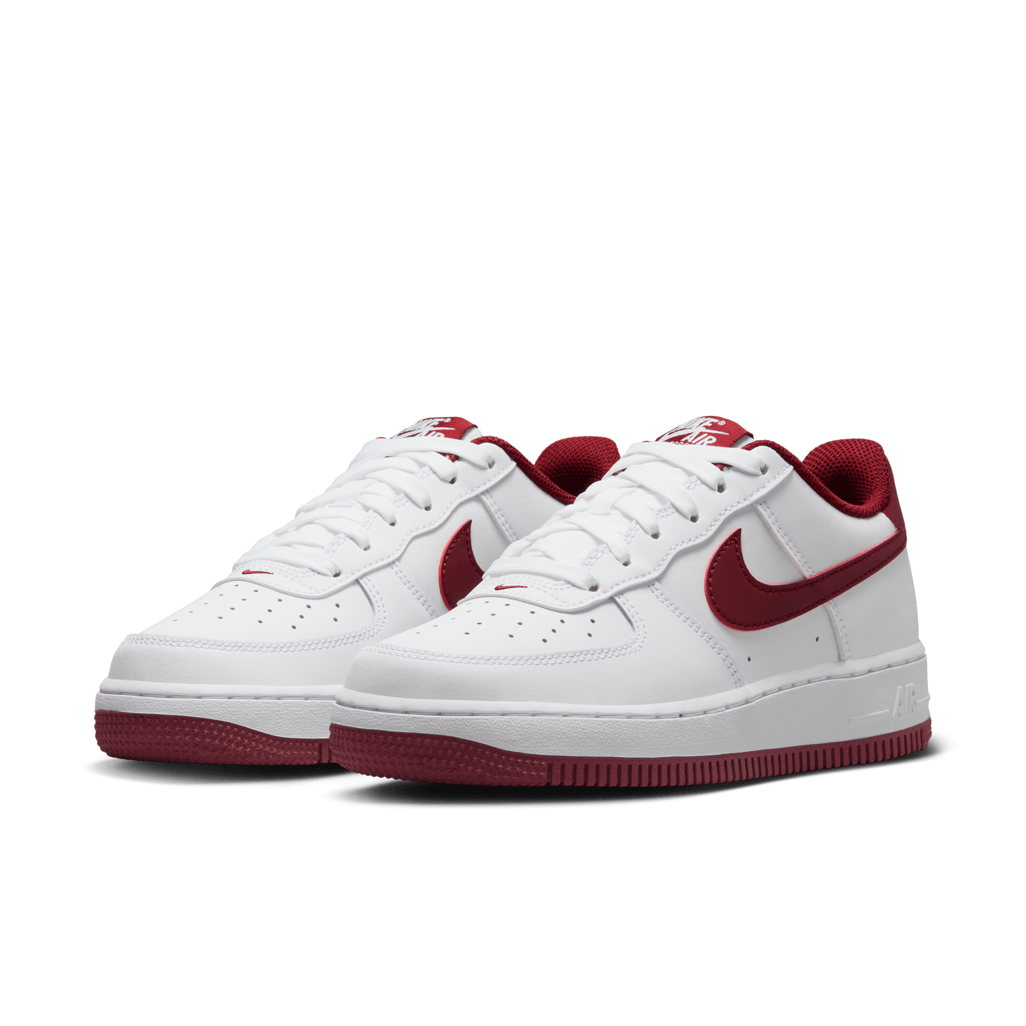 Nike air force white youth discount