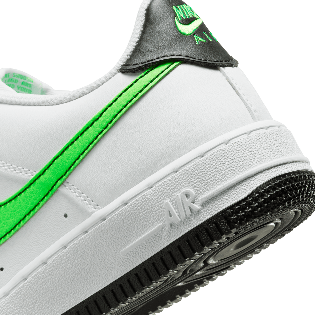 Big Kids' Nike Air Force 1 "White Green Strike"