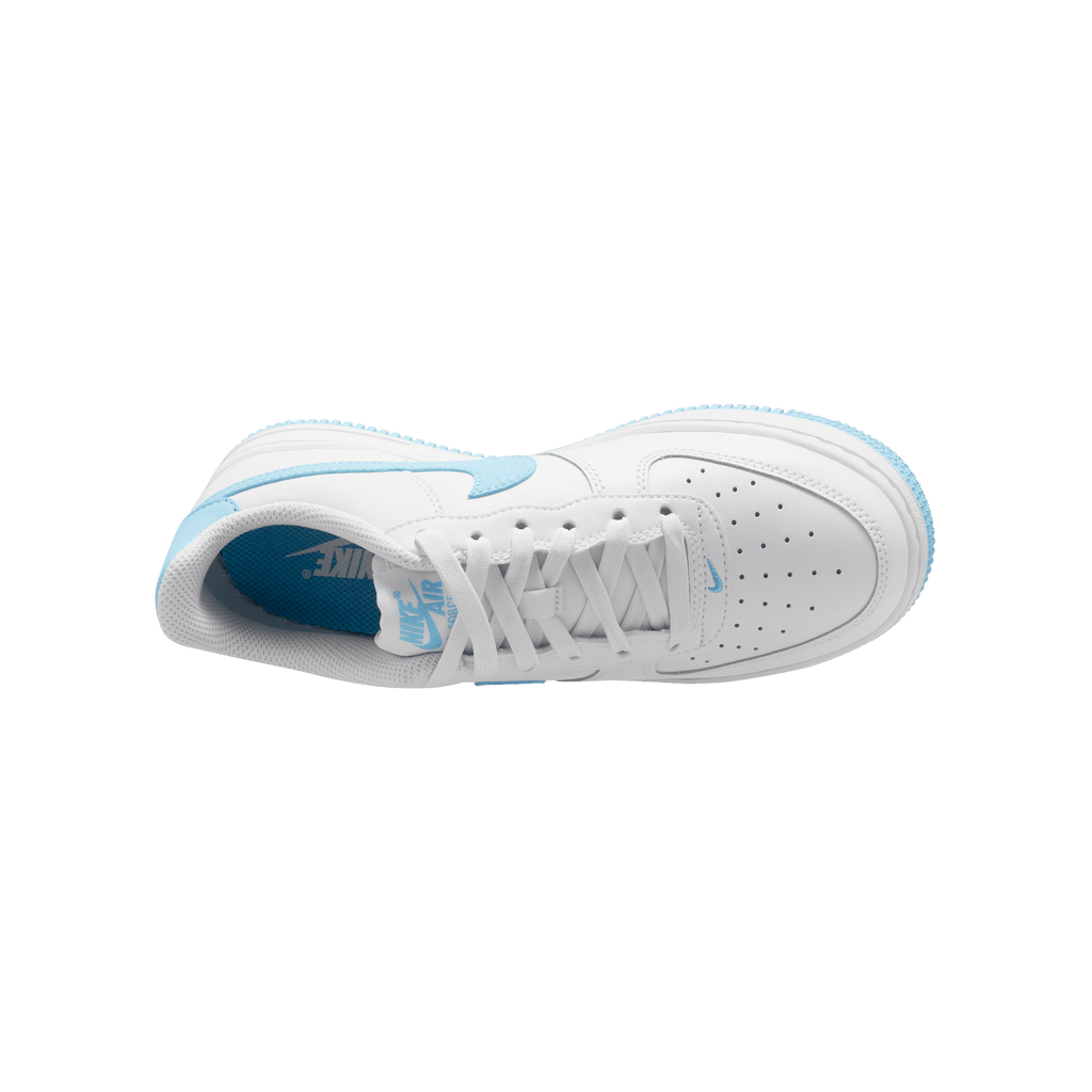 Big Kids' Nike Air Force 1 LV8 "White Aquarius Blue"