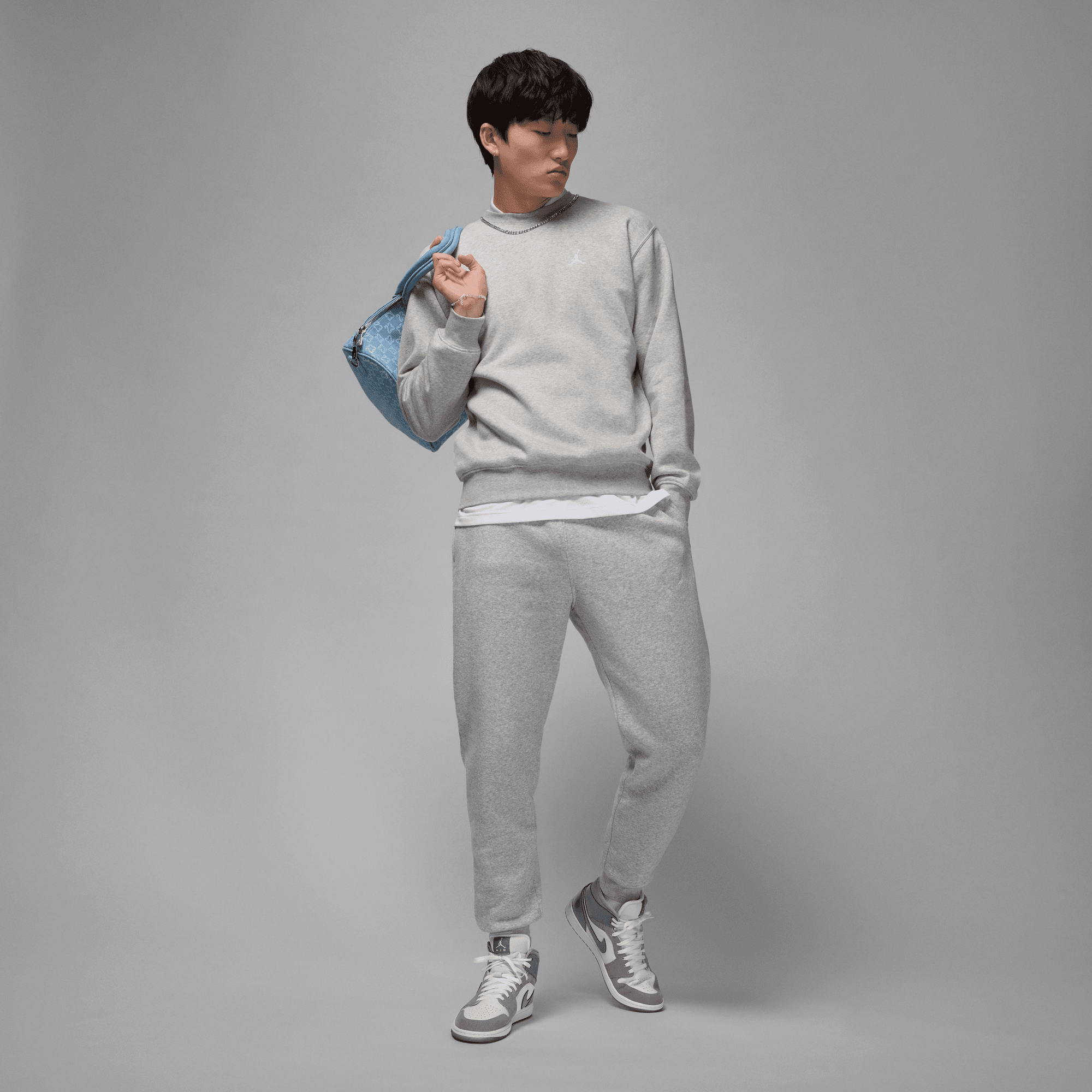 Men's Jordan Brooklyn Fleece Crew-Neck Sweatshirt