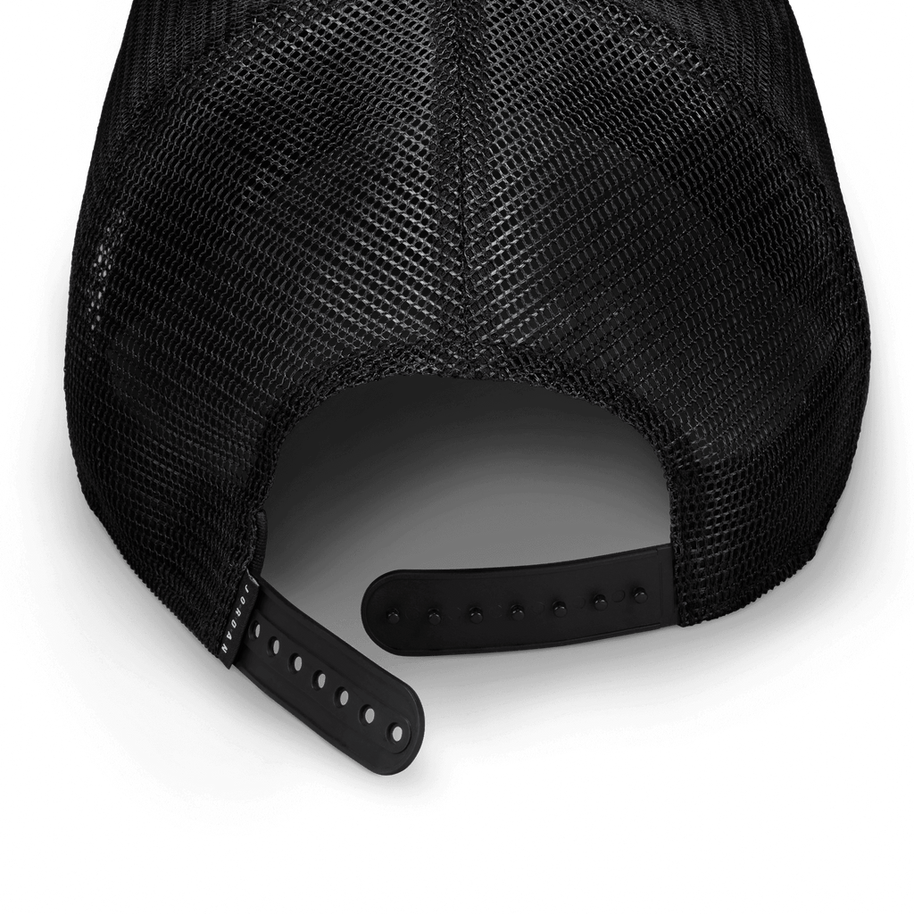 Jordan Rise Structured Hat Adjustable Fit "Black White" (Unisex)