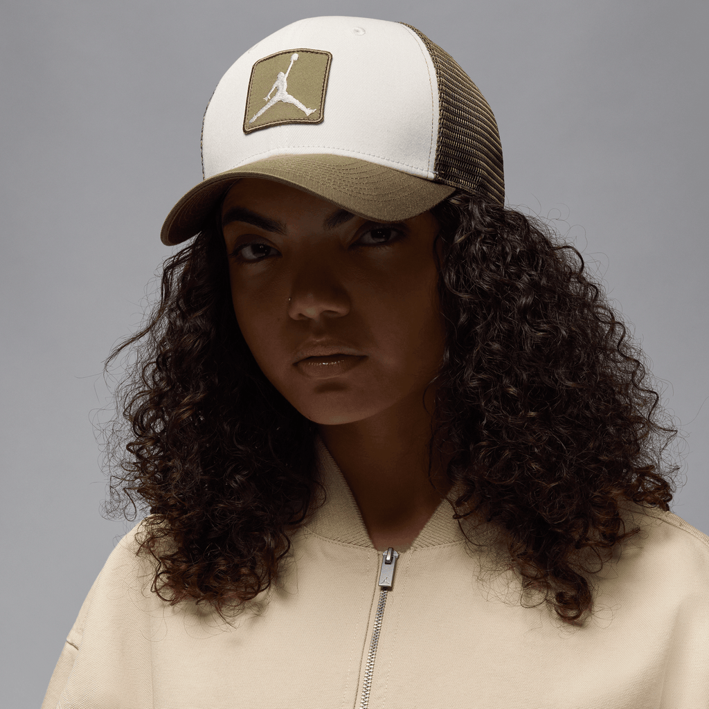 Jordan Rise Structured Hat "White Medium Olive" (Unisex)