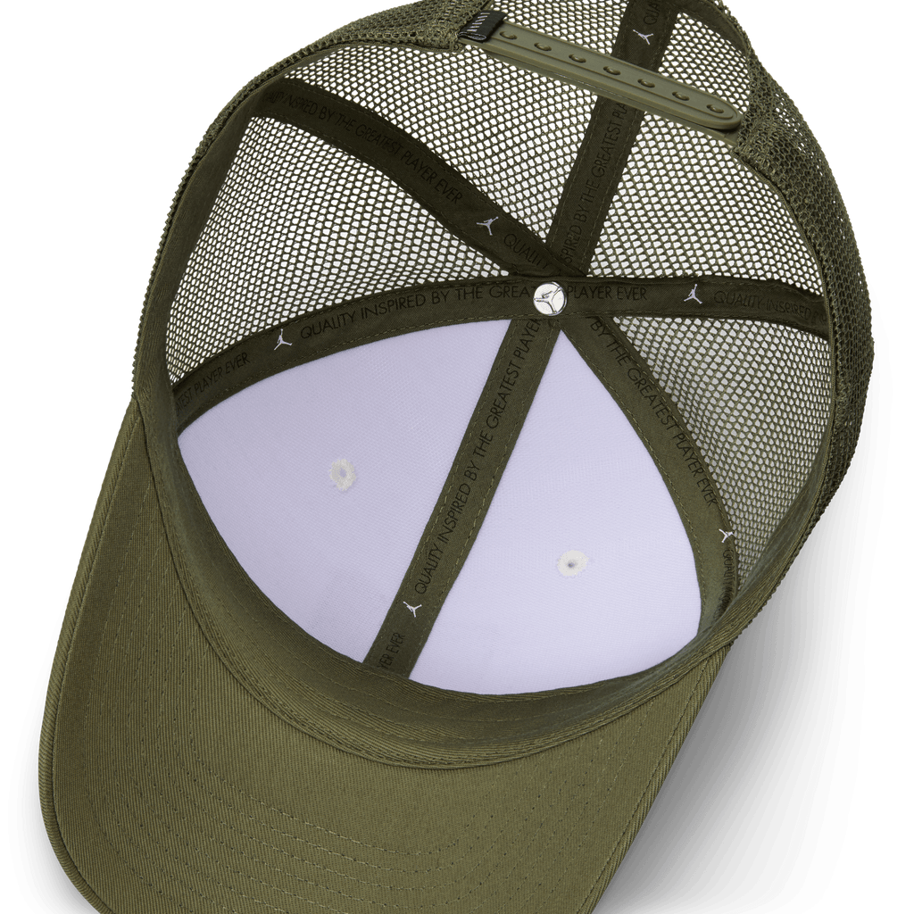 Jordan Rise Structured Hat "White Medium Olive" (Unisex)