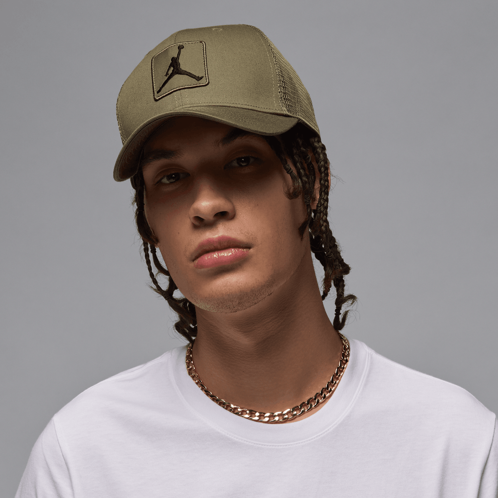 Jordan Rise Structured Snapback "Medium Olive" (Unisex)