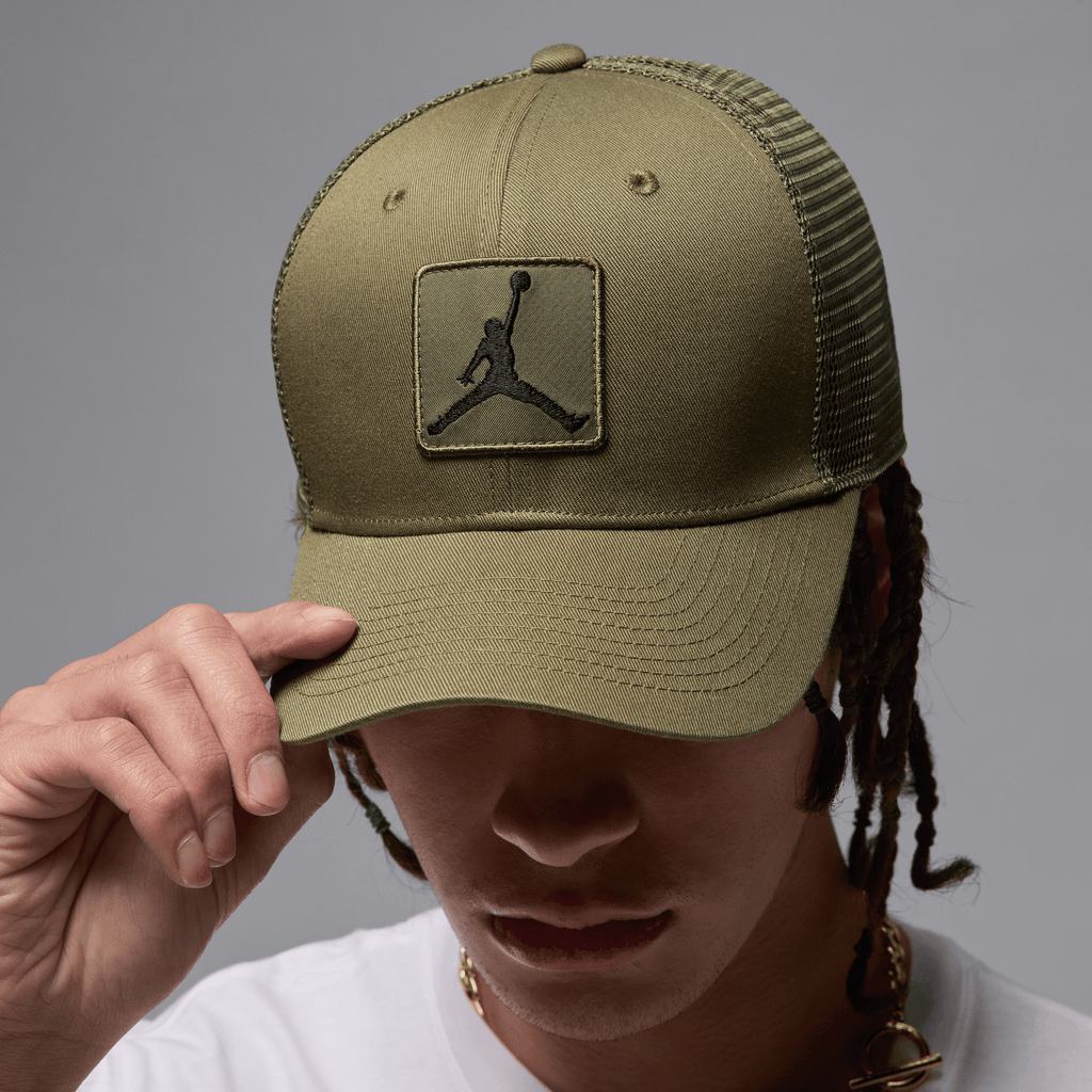 Jordan Rise Structured Snapback "Medium Olive" (Unisex)
