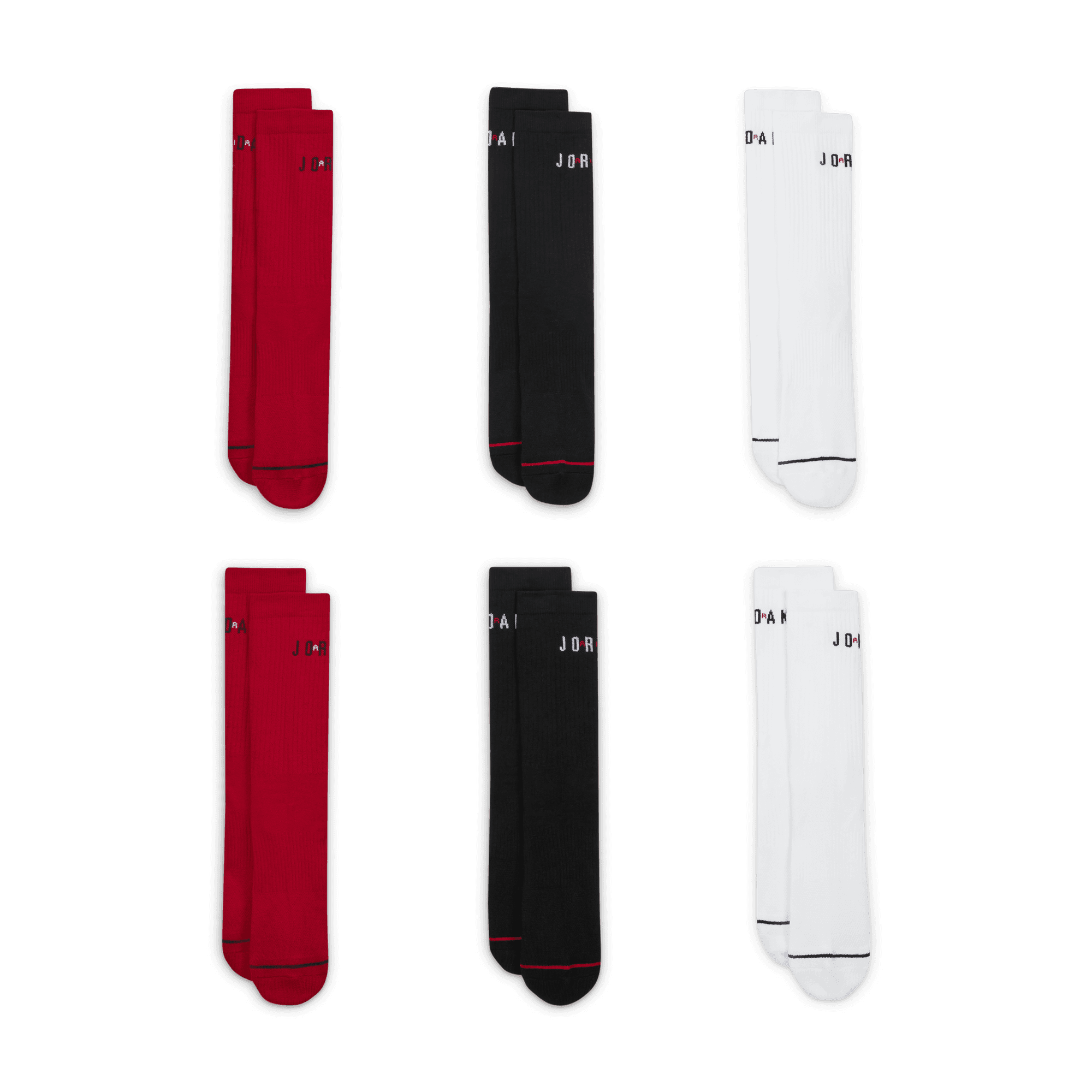 Jordan Essentials Crew Socks (6 Pairs) "Unisex"