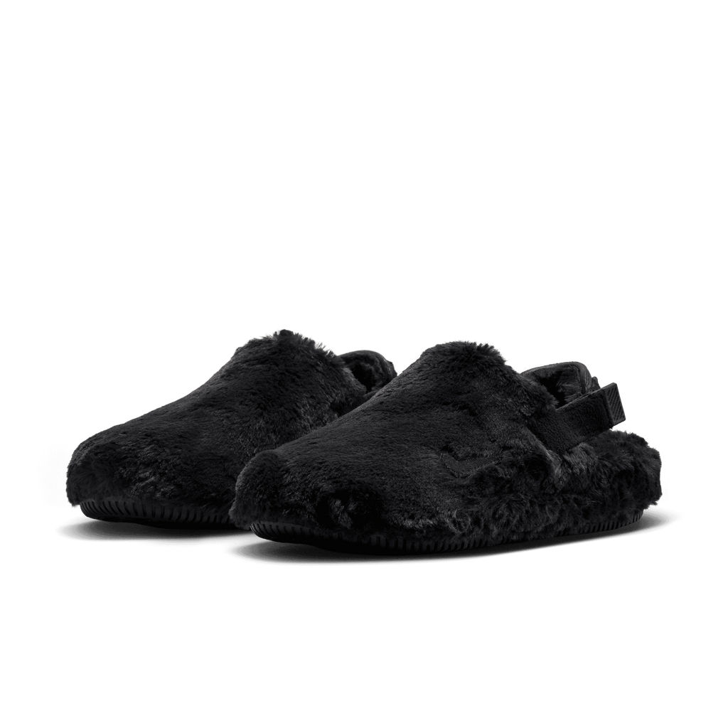 Women's Nike Calm Mule SE NA "Black Fur"