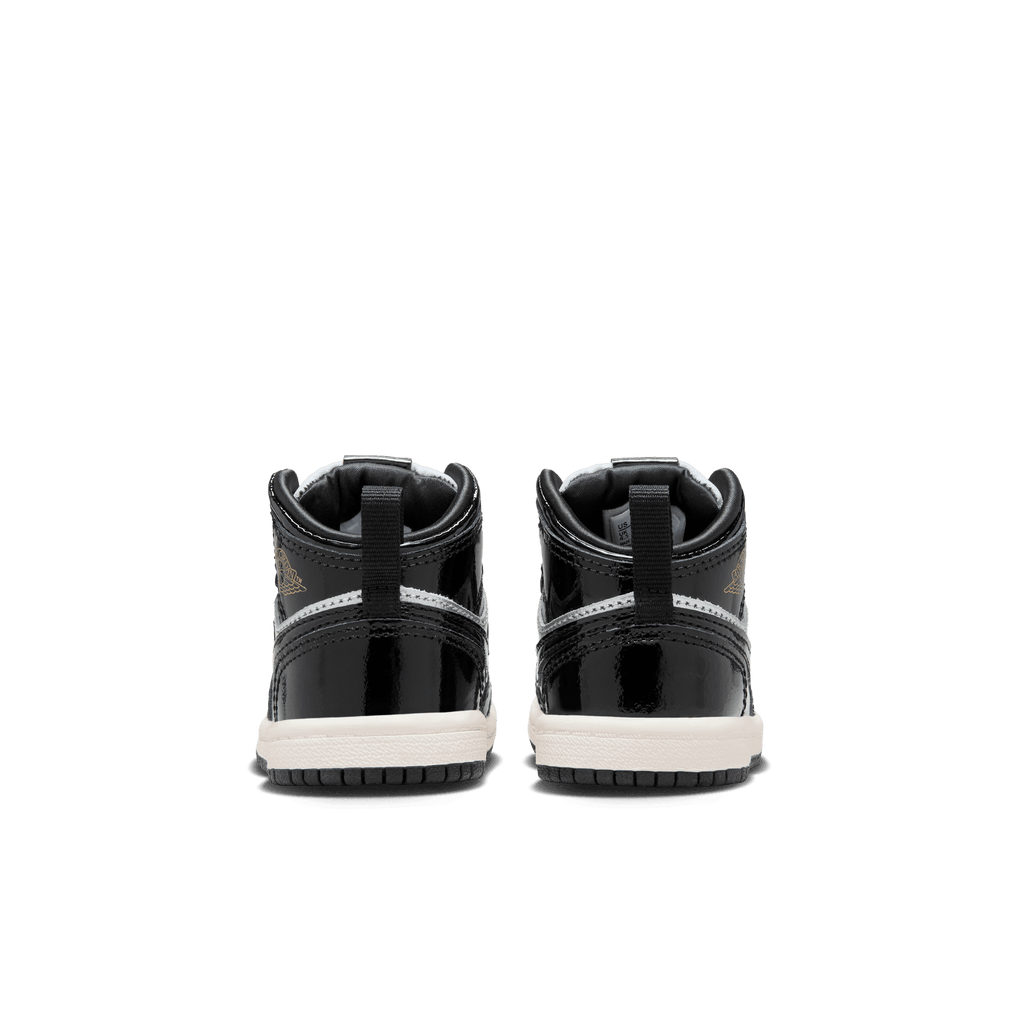 Baby/Toddler Jordan 1 Mid SE "Black Metallic Silver"