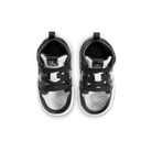 Baby/Toddler Jordan 1 Mid SE "Black Metallic Silver"