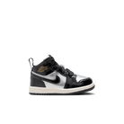 Baby/Toddler Jordan 1 Mid SE "Black Metallic Silver"