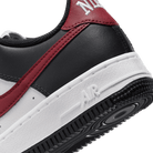 Big Kids' Nike Air Force 1 "Black Dark Team Red"