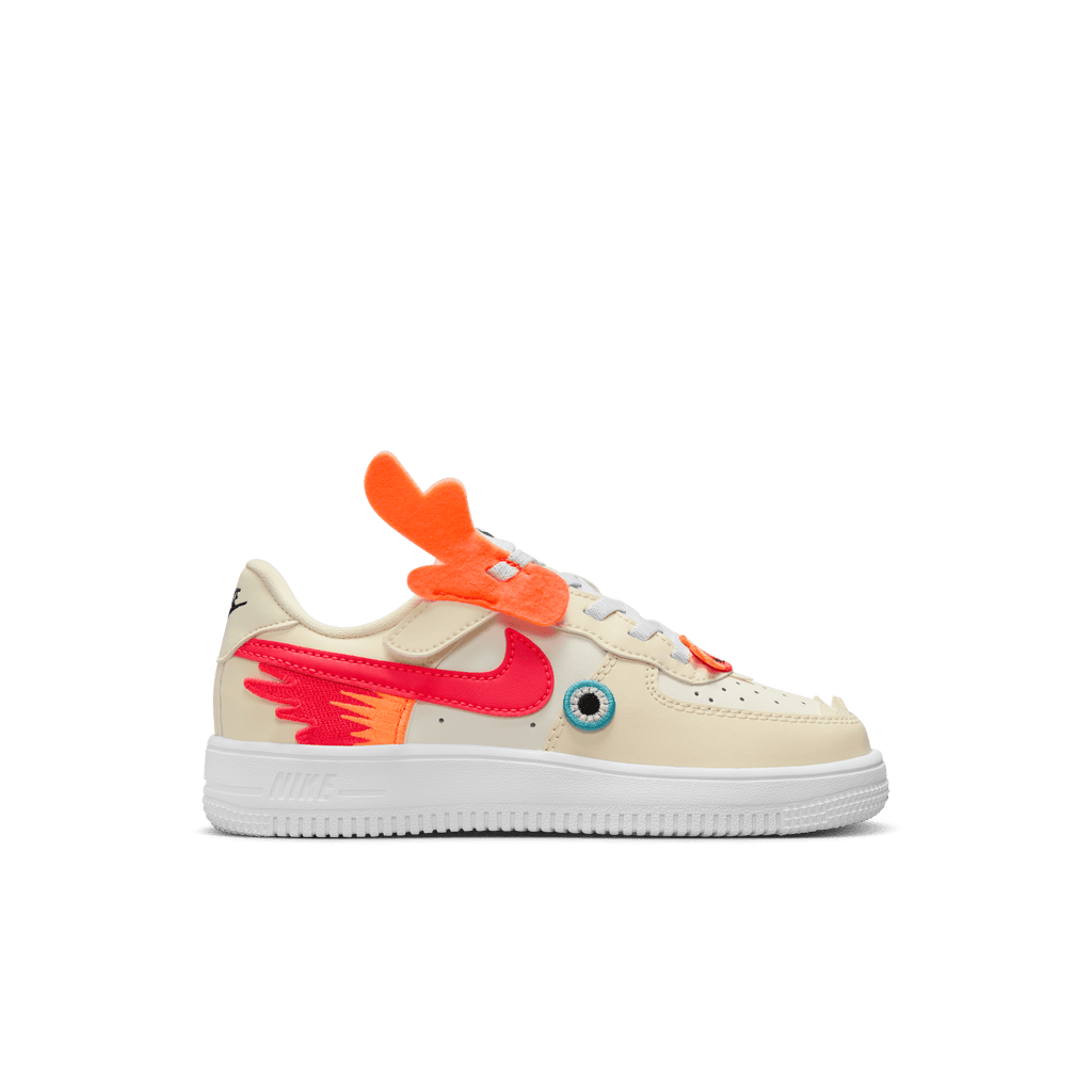 Little Kids' Nike Force 1 Low Easyon "Year of the Dragon Bright Crimson"