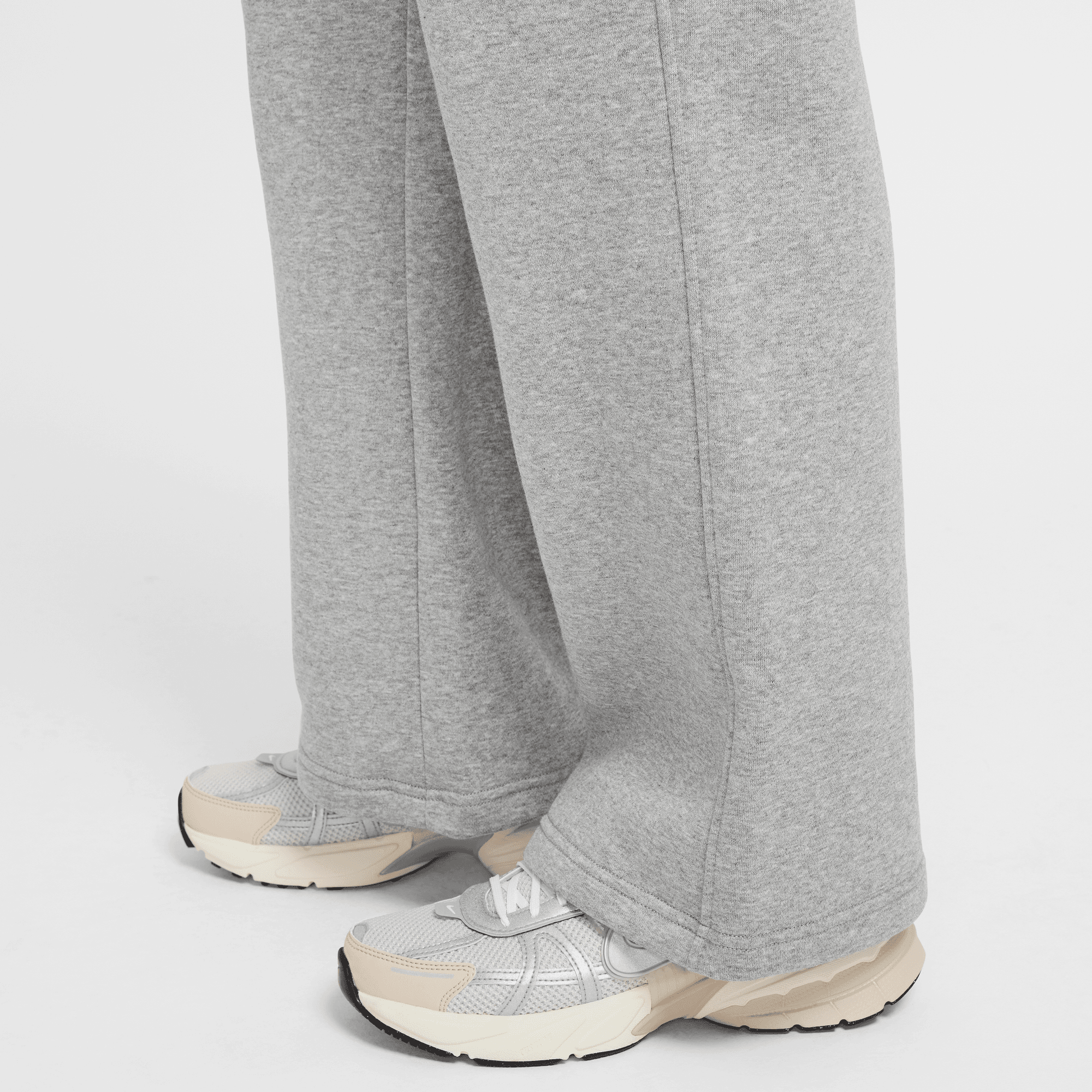 Girls' Nike Sportswear Club Fleece Wide-Leg Pants