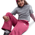 Girls' Nike Sportswear Club Fleece Wide-Leg Pants