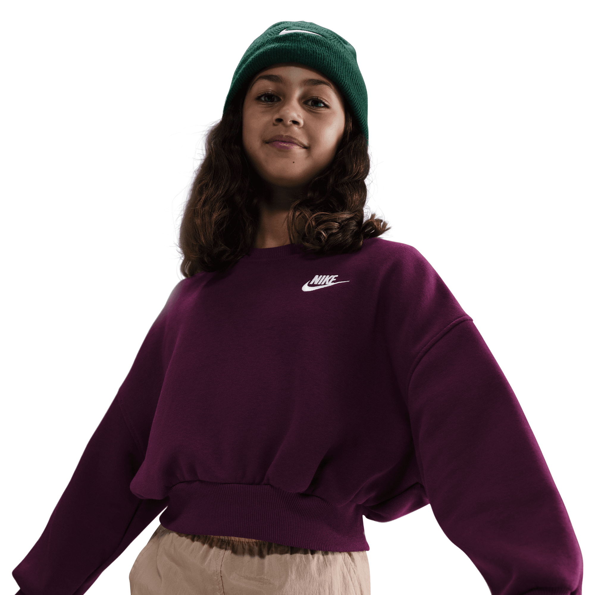 Big Kids' Nike Sportswear Club Fleece Crew-Neck Sweatshirt "Unisex"