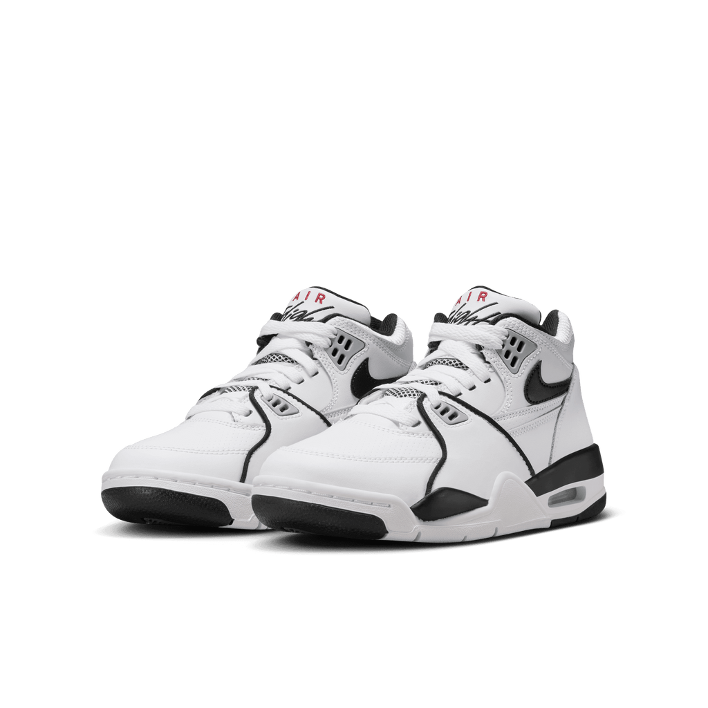 Big Kids' Nike Air Flight 89 "White Black"