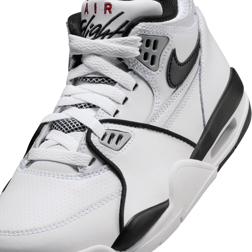 Big Kids' Nike Air Flight 89 "White Black"